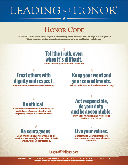 The Honor Code - Leading With Honor®