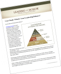 Leading with Honor Case Study 
